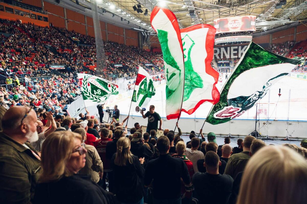 Publikfest i Scandinavium Frölunda